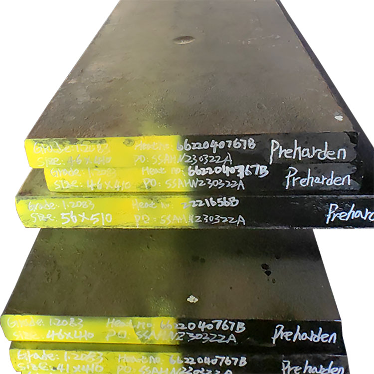 DIN 1.2083 mold steel block 56*510mm for sale